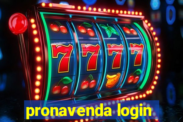 pronavenda login